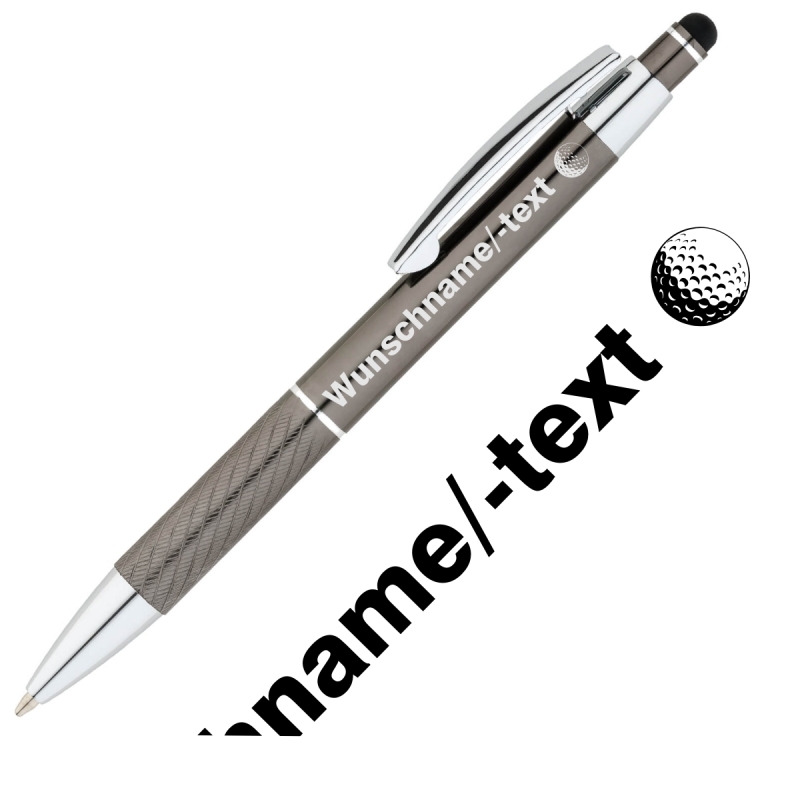 Kugelschreiber Golf graviert mit Wunschtext